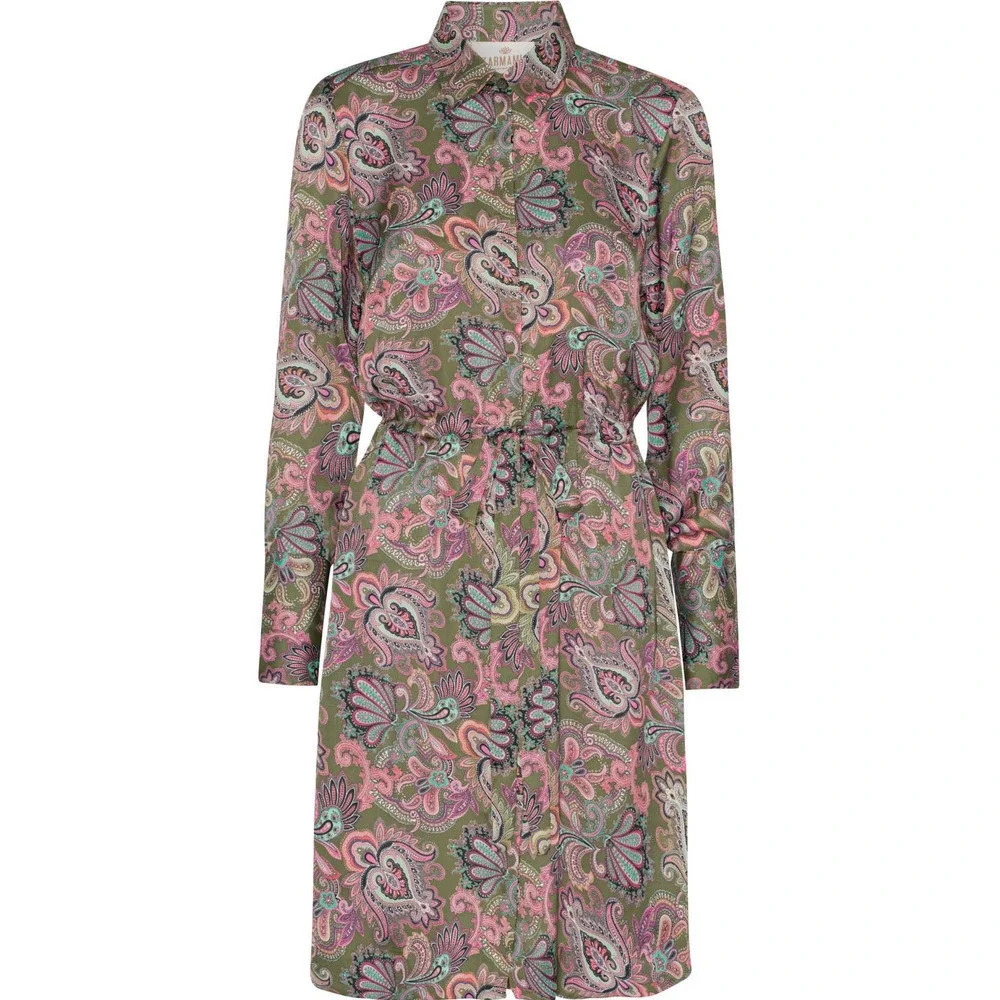 Karmamia Copenhagen Nakita Dress‎ in Variete Olive